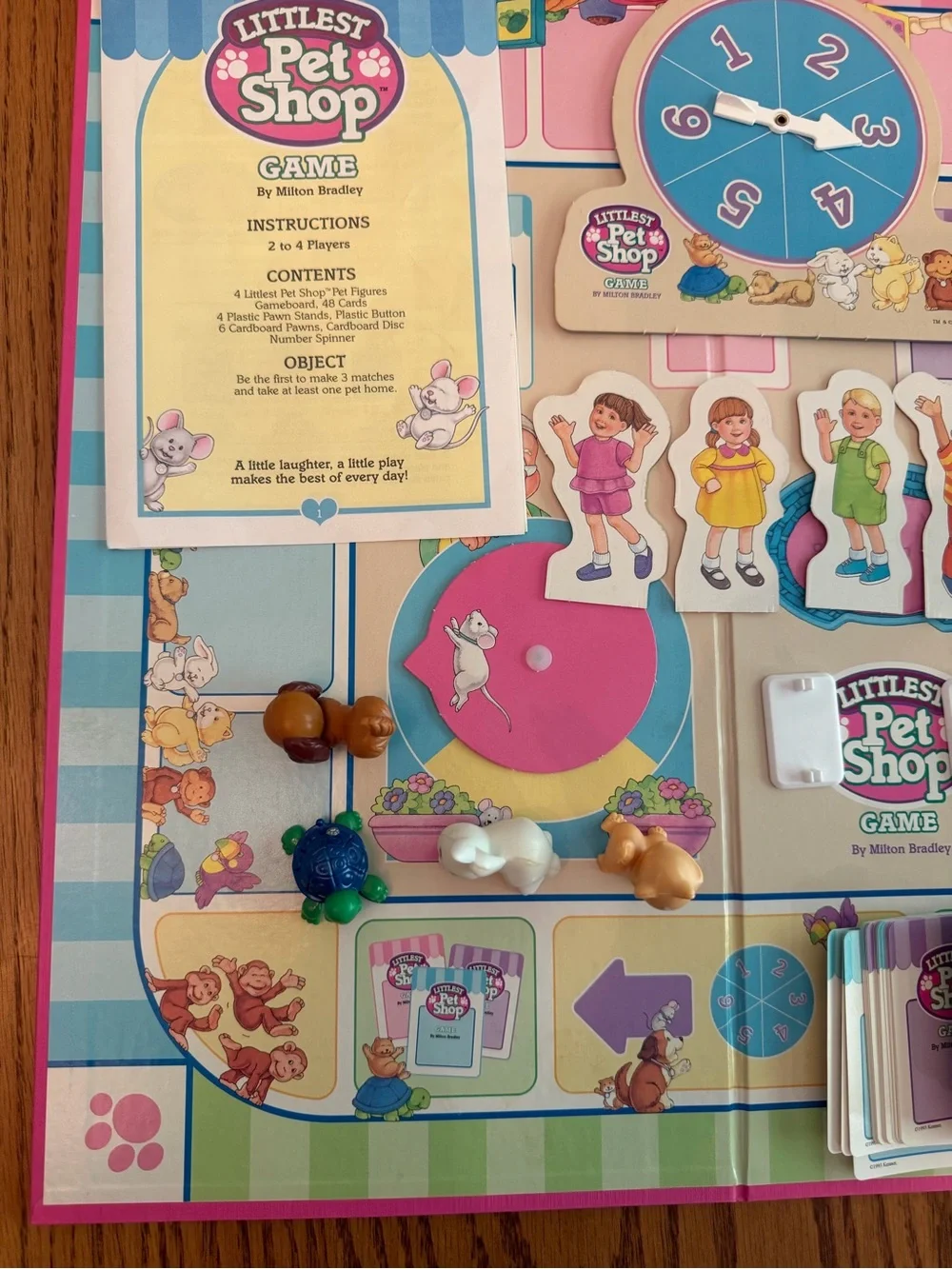 Littlest Pet Shop: A Fun Matching Game - COMPLETE Milton Bradley 1993 BAD BOX
